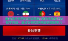 盘点分析世界杯买球网站-世界杯热潮下的数字竞技，盘点分析买球网站的那些事儿
