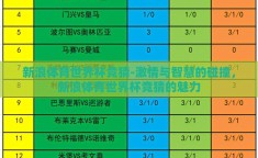 新浪体育世界杯竞猜-激情与智慧的碰撞，新浪体育世界杯竞猜的魅力