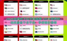 2026世界杯下注平台推荐-2026世界杯，选择最佳下注平台，享受精彩赛事