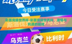 彩票竞猜世界杯-彩票竞猜世界杯，激情与机遇的碰撞