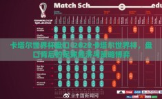 卡塔尔世界杯盘口-2022卡塔尔世界杯，盘口背后的足球经济与策略博弈