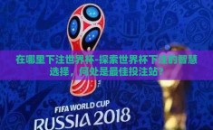 在哪里下注世界杯-探索世界杯下注的智慧选择，何处是最佳投注站？
