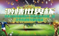 世界杯有奖竞猜图片-世界杯有奖竞猜，图片中的激情与智慧碰撞