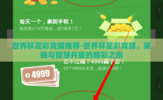 世界杯足彩竞猜推荐-世界杯足彩竞猜，策略与智慧并重的精彩之旅