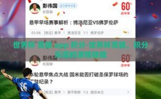 世界杯 竞猜 app 积分-世界杯竞猜，积分乐园的激情碰撞