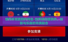 世界杯竞猜软件特色-世界杯竞猜软件，创新与乐趣的完美融合