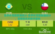 世界杯竞猜数据统计-世界杯竞猜数据统计，洞察胜负的数字密码