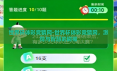 世界杯体彩竞猜网-世界杯体彩竞猜网，激情与智慧的碰撞
