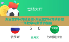淘宝世界杯竞猜彩票-淘宝世界杯竞猜彩票，一场数字与激情的碰撞