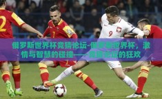 俄罗斯世界杯竞猜论坛-俄罗斯世界杯，激情与智慧的碰撞——竞猜论坛的狂欢
