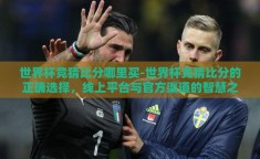 世界杯竞猜比分哪里买-世界杯竞猜比分的正确选择，线上平台与官方渠道的智慧之选
