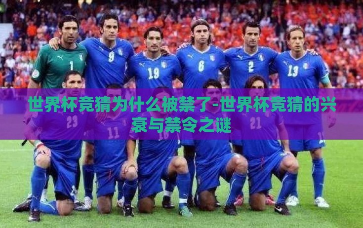 世界杯竞猜为什么被禁了-世界杯竞猜的兴衰与禁令之谜