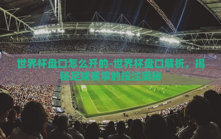 世界杯盘口怎么开的-世界杯盘口解析，揭秘足球赛事的投注奥秘