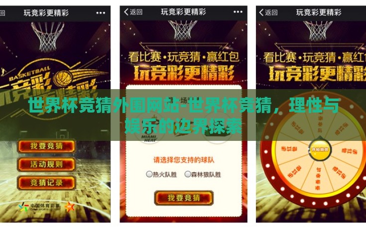 世界杯竞猜外围网站-世界杯竞猜，理性与娱乐的边界探索
