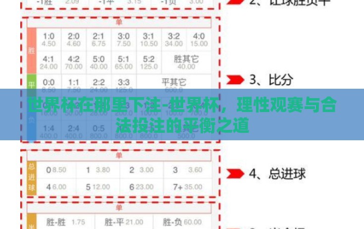 世界杯在那里下注-世界杯,理性观赛与合法投注的平衡之道 世界杯在那里下注-世界杯,理性观赛与合法投注的平衡之道