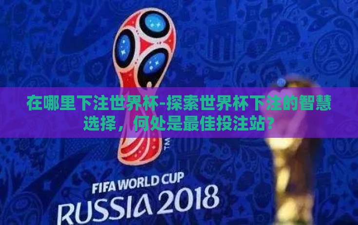 在哪里下注世界杯-探索世界杯下注的智慧选择，何处是最佳投注站？