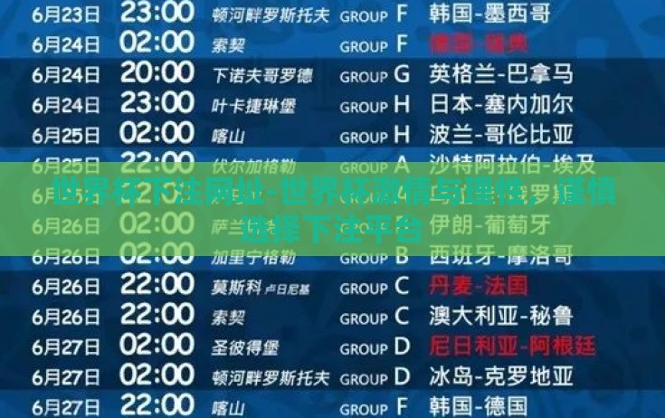 世界杯下注网址-世界杯激情与理性,谨慎选择下注平台 世界杯下注网址-世界杯激情与理性,谨慎选择下注平台