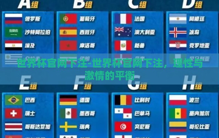世界杯官网下注-世界杯官网下注，理性与激情的平衡