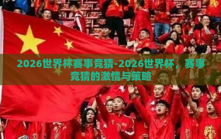 2026世界杯赛事竞猜-2026世界杯，赛事竞猜的激情与策略